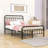 Assunta Metal Platform Bed with Headboard-794205386