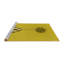 Tapis jaune tissé à la machine-68658778