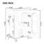 Meuble-lavabo de salle de bain avec lavabo, meuble-lavabo avec tablette à deux niveaux-1236898167
