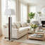 Lampe sur pied 67 pouces Echolls Brown