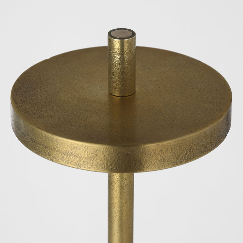 Kelly Wearstler Sene 50" Rechargeable Floor Lamp, Museum Brass