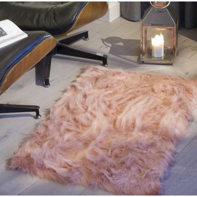 Tapis lavable Ervin Dusty Rose