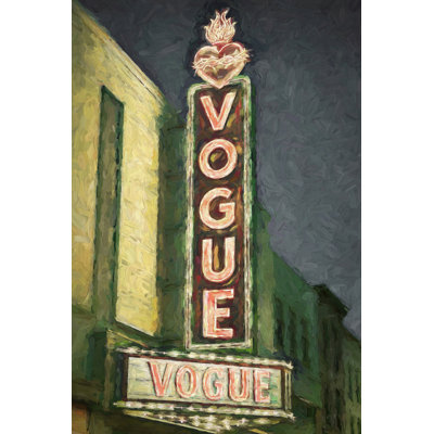 Vogue Theatre Marquis Painting by Aine