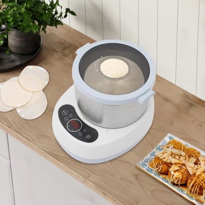 Electric Dough Maker With Ferment Function- Blue And White12in(D)*9.8In(W)*10Inch(H)