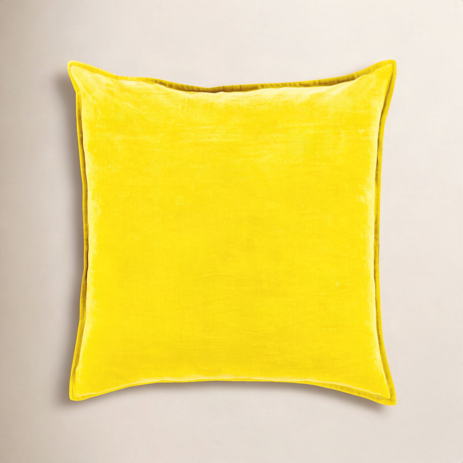 Edgar Pillow Cover, Square 20", Mustard, Down