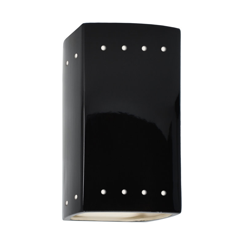 Juliannah 1 - Light Flush Mounted Sconce, Carbon Matte Black, Yes