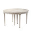Composition Mahogany Wood Dining Table