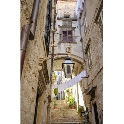 Laundry Day Dubrovnik, Croatia by Laura DeNardo - 1 Piece Wrapped Canvas Wall Art