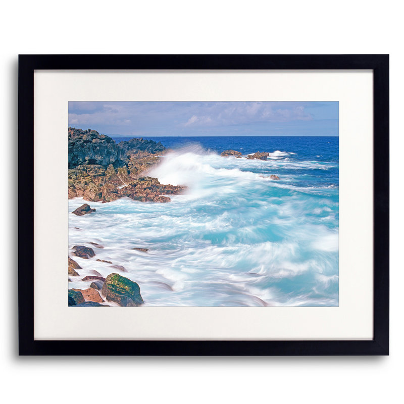 Breaking Waves Hawaii Print by Bruce Heinemann, 17.25" H x 21.25" W