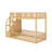 Twin Over Twin Floor Bunk Bed-1636641016