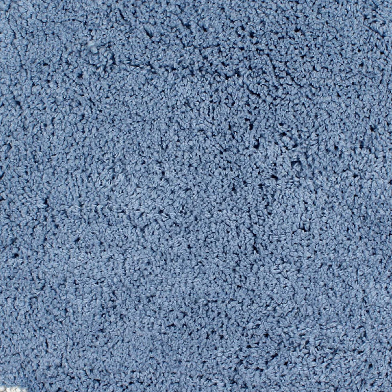 Tapis pour salle de bain Dobrinka, Bleu, 30 po (rond)