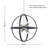 Renfro 8-Light 20.5” Wide Sphere Pendant Chandelier-109594272