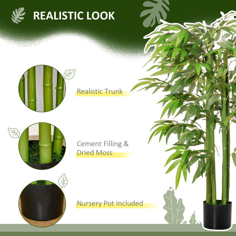 4.5FT Artificial Bamboo Tree