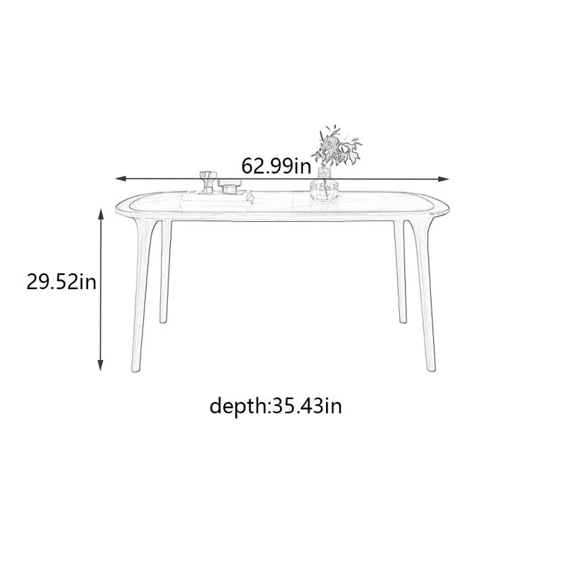 Gunver, H 29,52 po x L 62,99 po x l 35,43 po
