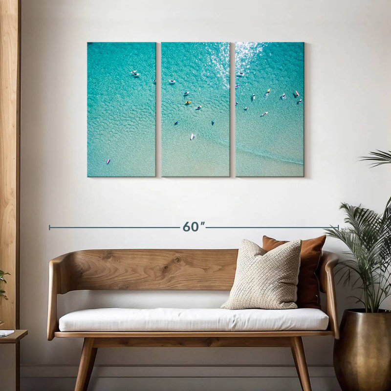 Sireci Summer Beach Surfers, 28" H x 45" W