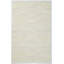 Wool Geometric Area Rug in Ivory