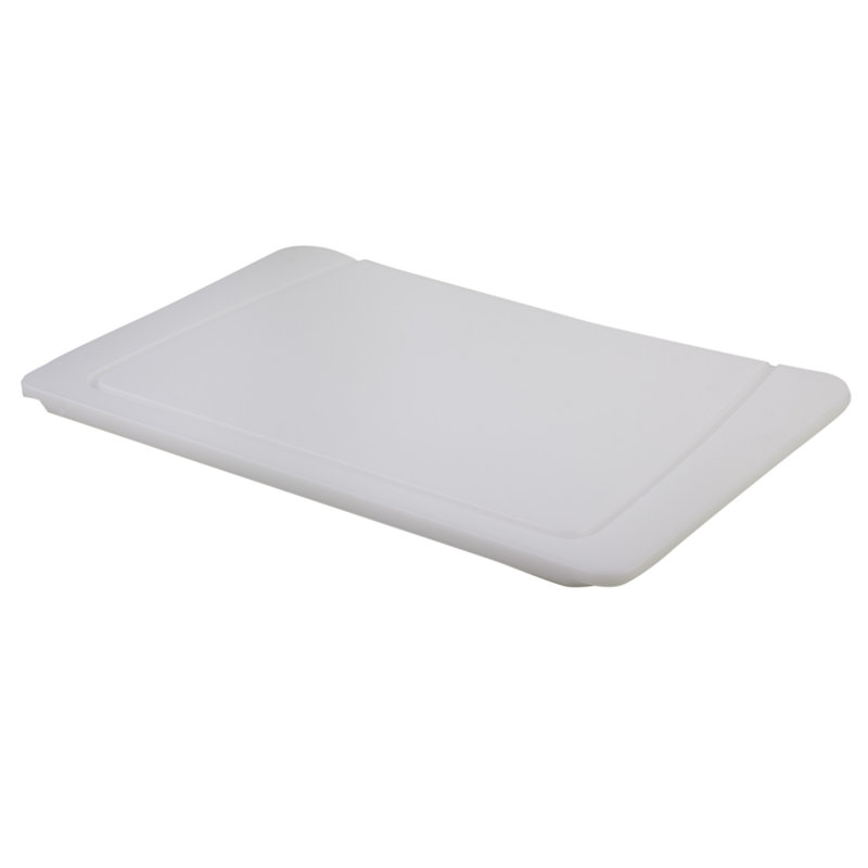 White Rectangular Polyethylene Dishwasher Safe Cutting Board