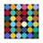 Modern Art- Dots Nine Colors by 5by5collective - Wrapped Canvas Print-1992655230