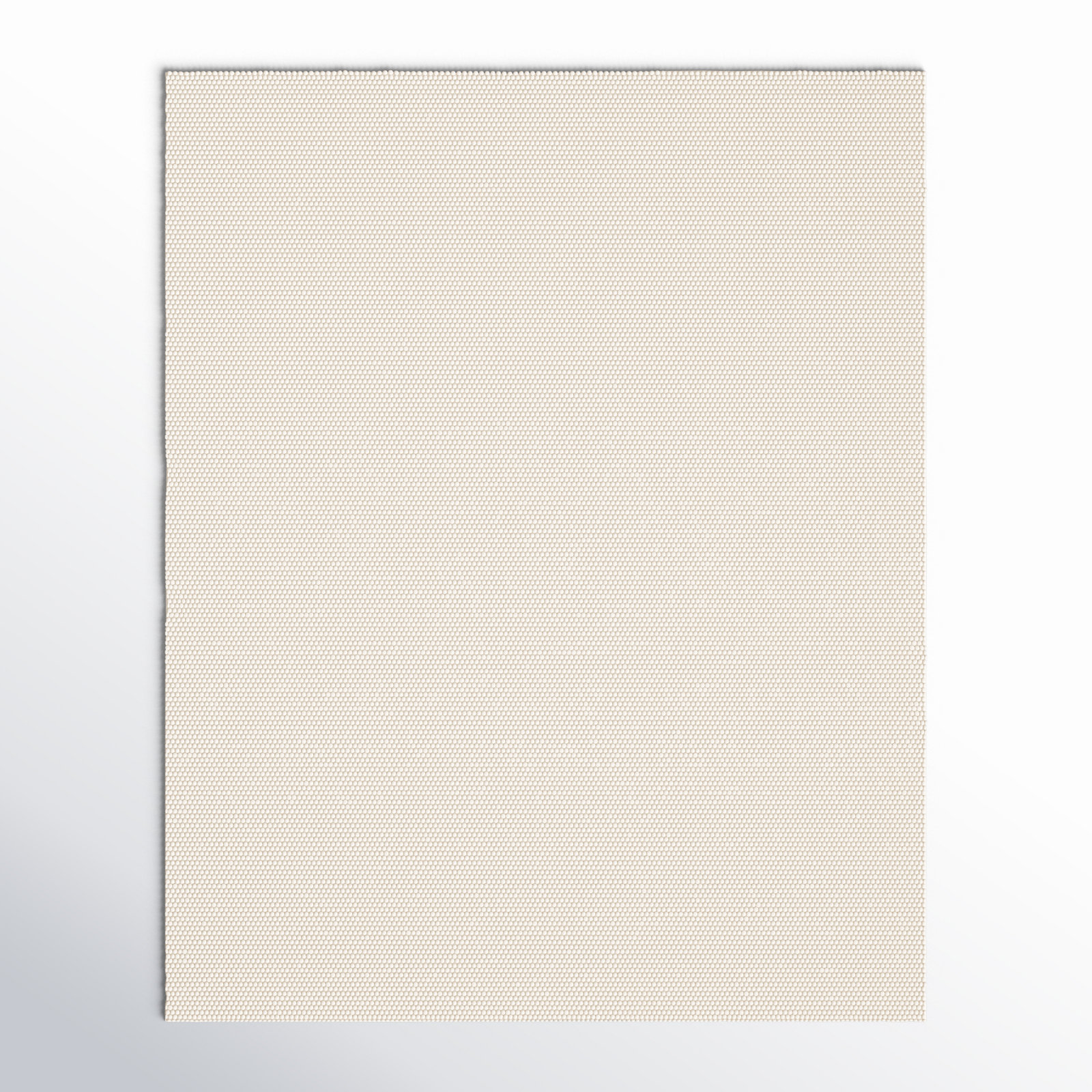 Elle Ivory Hand-Woven Wool Rug, Rectangle 3' x 5'
