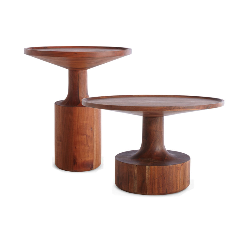 Turn Solid Wood Single End Table