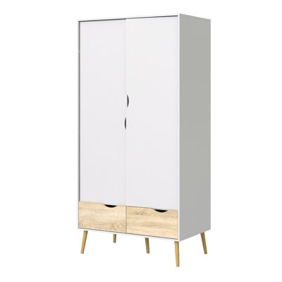 Litzy 2 Door Manufactured Wood Wardrobe