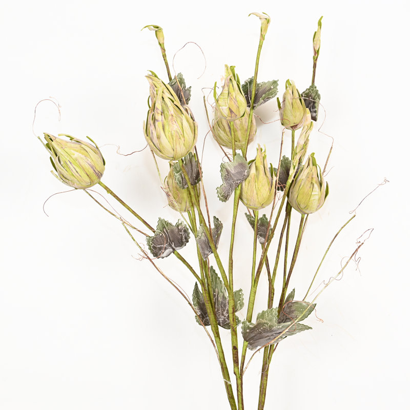 38 po, branche de bourre de coton artificielle pour bourre de vase, bouquet en vrac de longue tige de ferme pour décorations de table de centre de table de bureau à domicile