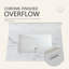 Plateau de meuble-lavabo blanc fritté en pierre Carra (31 po x 22 po) - Lavabo en céramique encastré + dosseret de 4 po, 3 trous de robinet pour un seul trou / 8 po pour les armoires 36 po-108674912