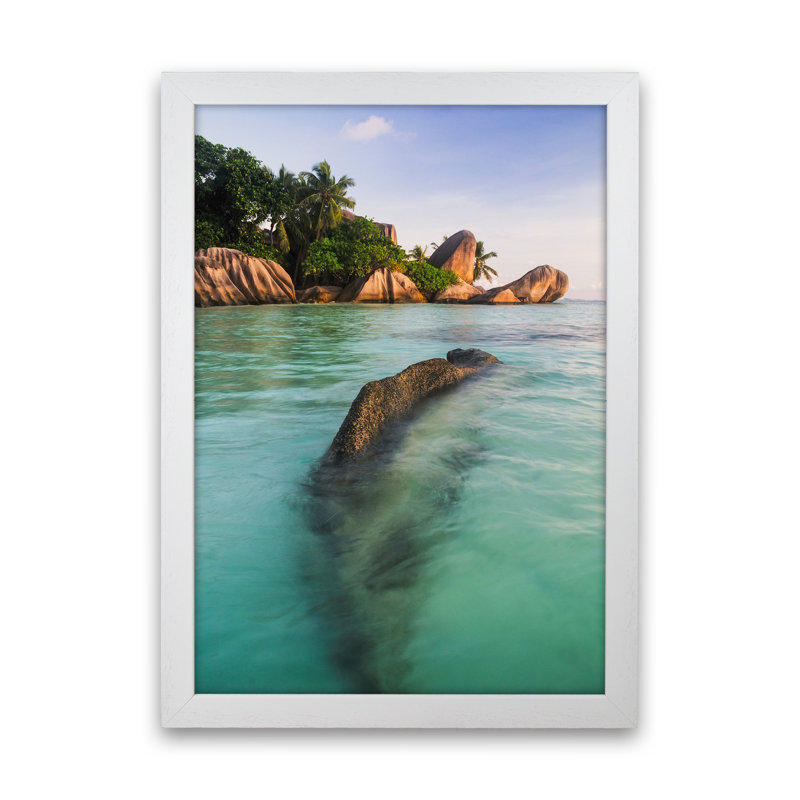 Asda Portrait by Karsten Wrobel - Print on Canvas, White Framed, 34cm H x 25cm W x 3cm D