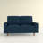 Isata 57.9" Square Arm  Loveseat-592503281
