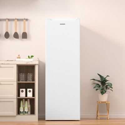  BANGSON 7.0 Cu.Ft Upright Freezer Garage Ready, Convertible Upright Freezer/Refrigerator for Kitchen, Garage, Apartment,White