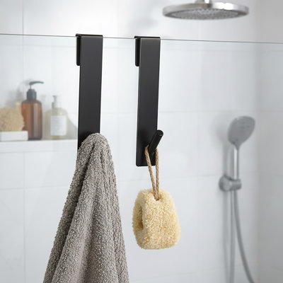Shower Door Hooks Easy to Install Special for Frameless Glass Shower Doors