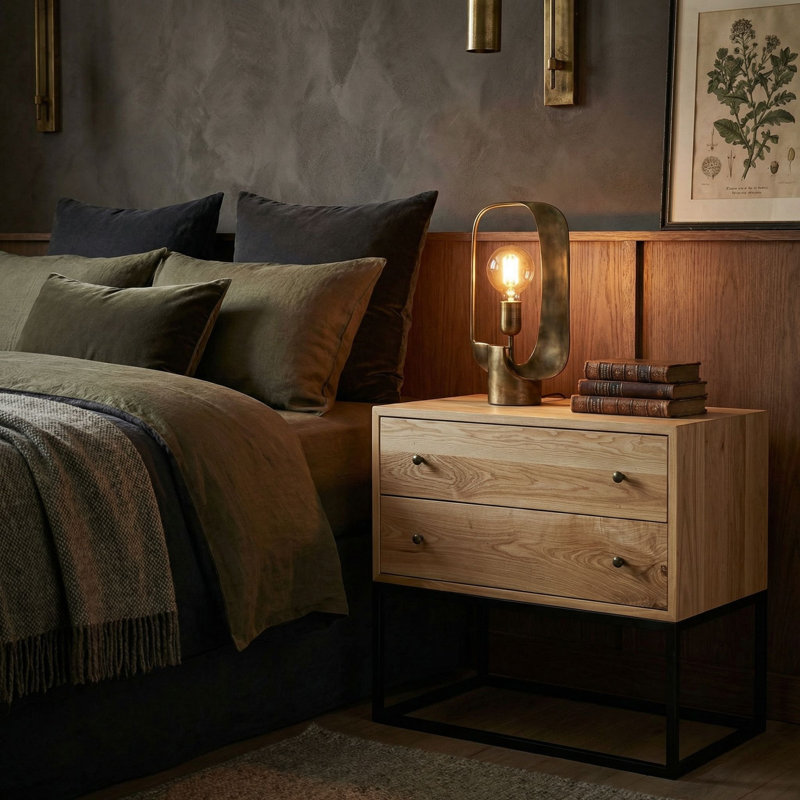 Downtown Solid Wood End Table