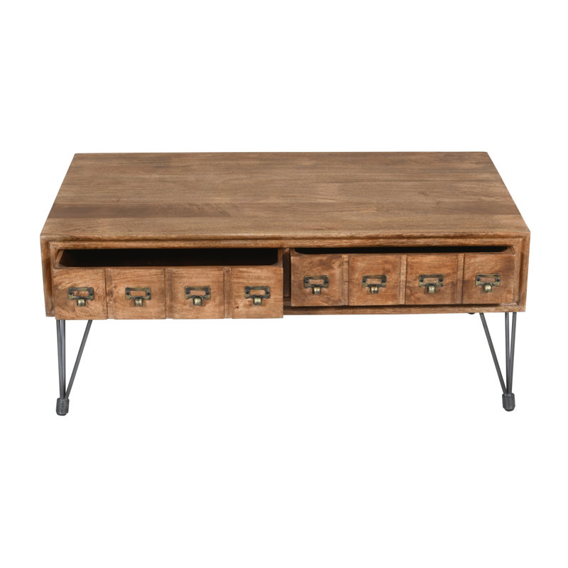 Katrein Solid Wood Top Coffee Table