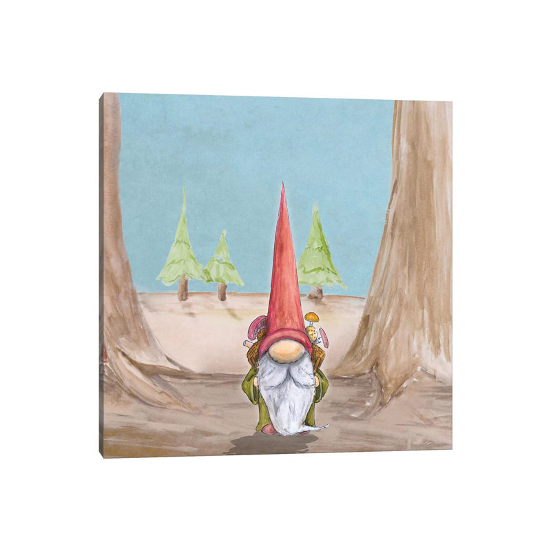 Gnoming Around I by Hugo Edwins - Wrapped Canvas Print, 66.04 cm H x 66.04 cm W x 1.91 cm D
