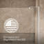 Revel 48'' x 74'' Pivot Shower Door with CleanCoat® Technology-366724966-287638546