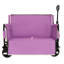 Chariot de chariot pliant convertible 3-en-1 avec banc et rangement - Chariot utilitaire robuste de 500 lb-112289013