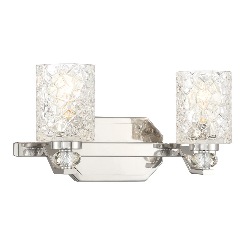 Mercer41 Akoon - 2 Light Bath Vanity In Chrome Finish