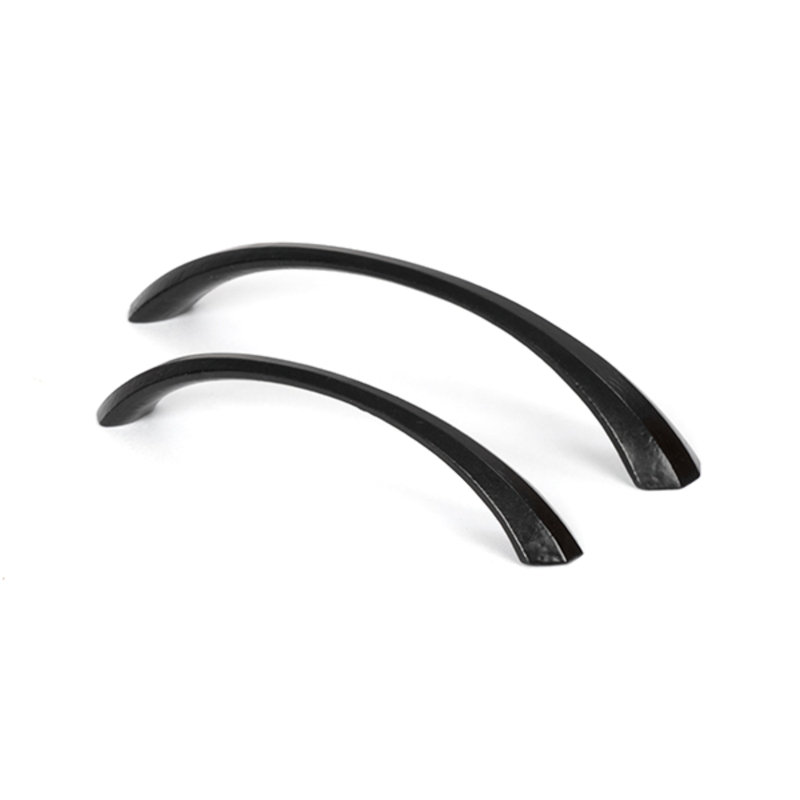Black 7" Shell Pull Handle, Black, 12.9 cm