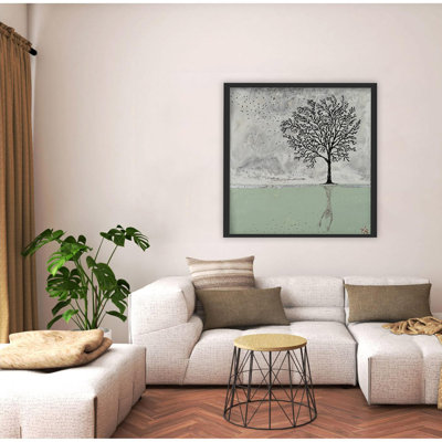 "Arbre de la solitude", art mural sur toile