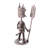 Novica Handmade Mischievous Devil Recycled Metal Figurine