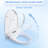Smart Bidet Toilet Seat with Adjustable Heated Seat, Water Temperature & Pressure Control, Auto Open/Close, and Night Light