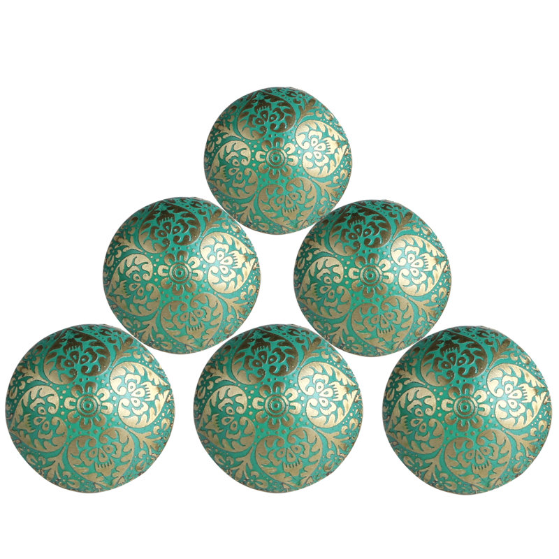 Multipack de boutons de champignon de 1,5 po de diamètre, Vert de mer