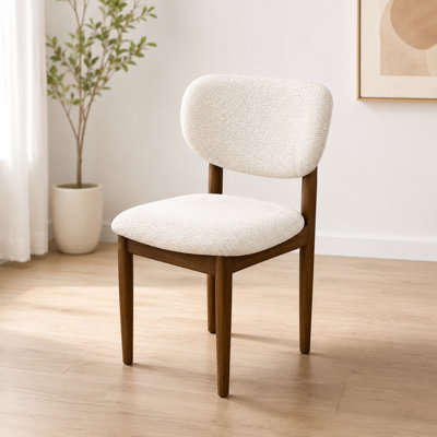 Upholstered Solid Wood Side Dining Chair
