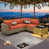 Bold Striped Orange Red