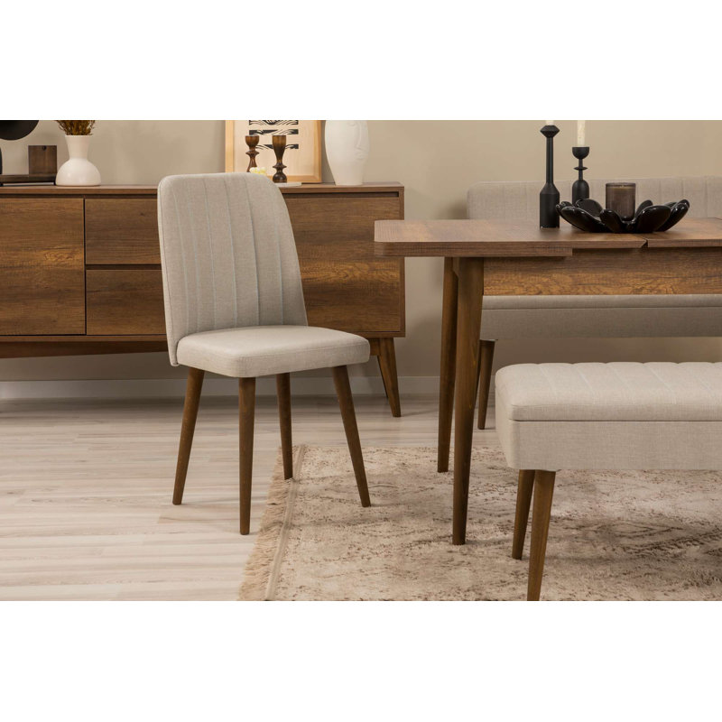 Chaise, Marron foncé