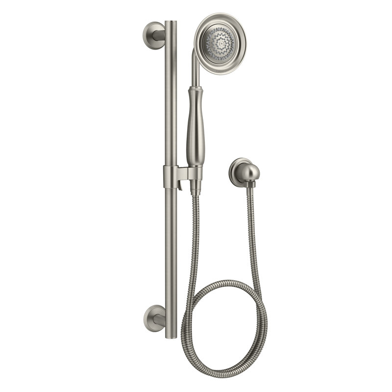 Forte Kit, 1.75 GPM Multi Function Handheld Shower Head, Vibrant Brushed Nickel