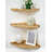 Farmhouse Rustic Corner Floating Shelf