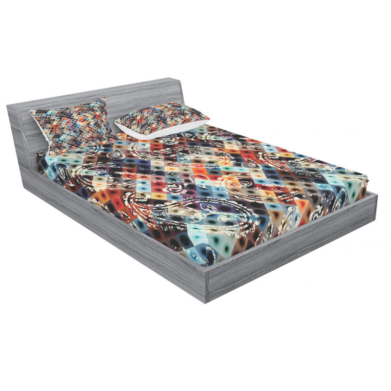Microfiber Paisley Sheet Set