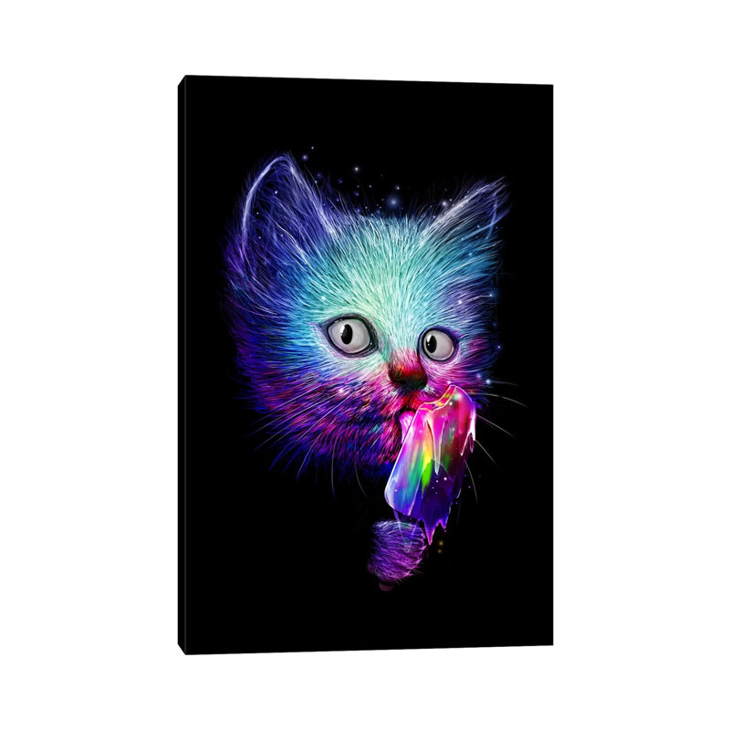 Slurp by Nicebleed - Print on Canvas, 101.6cm H x 66.04cm W x 1.91cm D, Wrapped Canvas