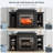  72'' W Electric Fireplace,black